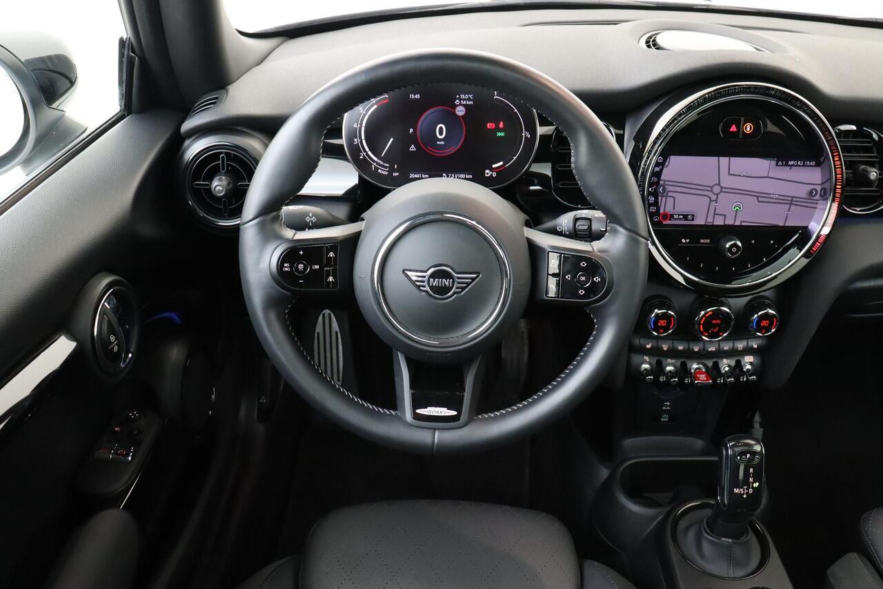 Mini John Cooper Works Mini COOPER *INCL. ZOMER/WINTERSET!* -PANO.DAK|AERO|KEYLESS|STOEL/STUURVERW.|MULTIMEDIA|PRIVACY.GLAS|17"