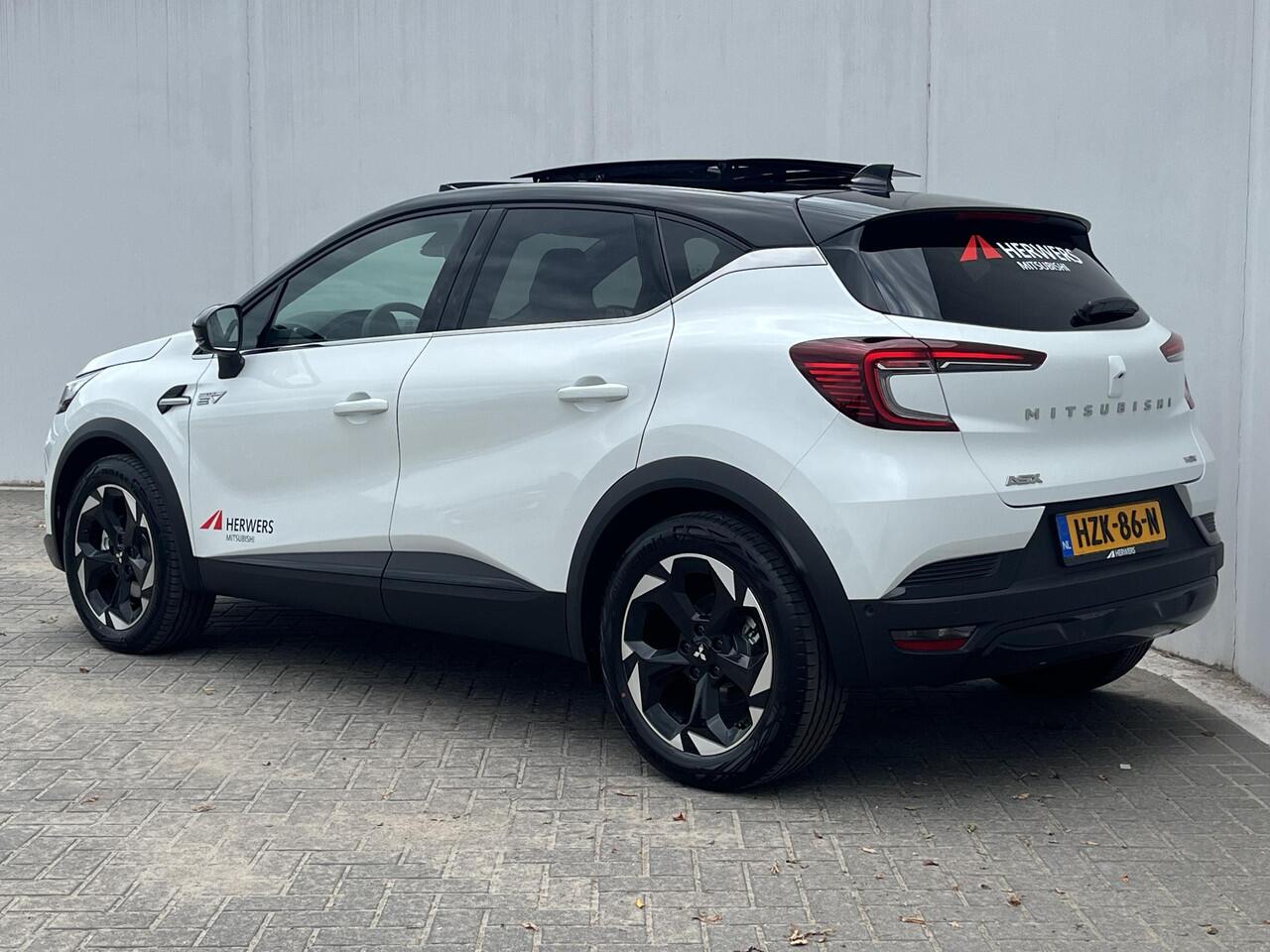 Mitsubishi ASX 1.8 HEV AT Instyle Automaat / Elektrisch Glazen- Schuif- en Kanteldak / Google Assistent / Stuurwiel- en Stoelverwarming voor / Adaptieve Cruise Control / Verwarmde Voorruit / Climate Control / Keyless Entry & Start / Elektrisch Verstelbare Bestuurderssto