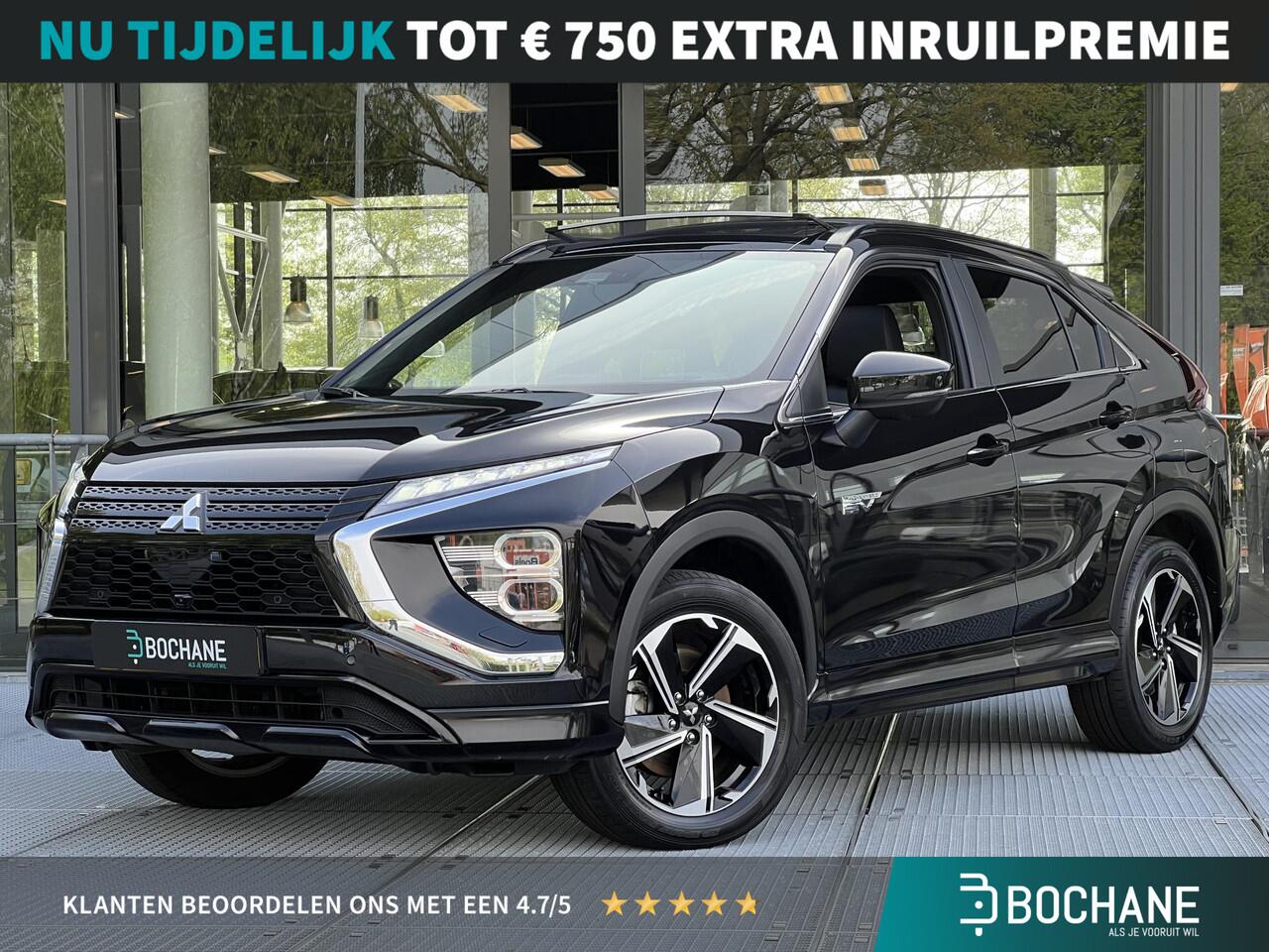 Mitsubishi ECLIPSE Cross 2.4 PHEV Instyle | Adaptieve Cruise Control | Panoramadak | Leder | FABRIEKSGARANTIE TOT 01-2032!