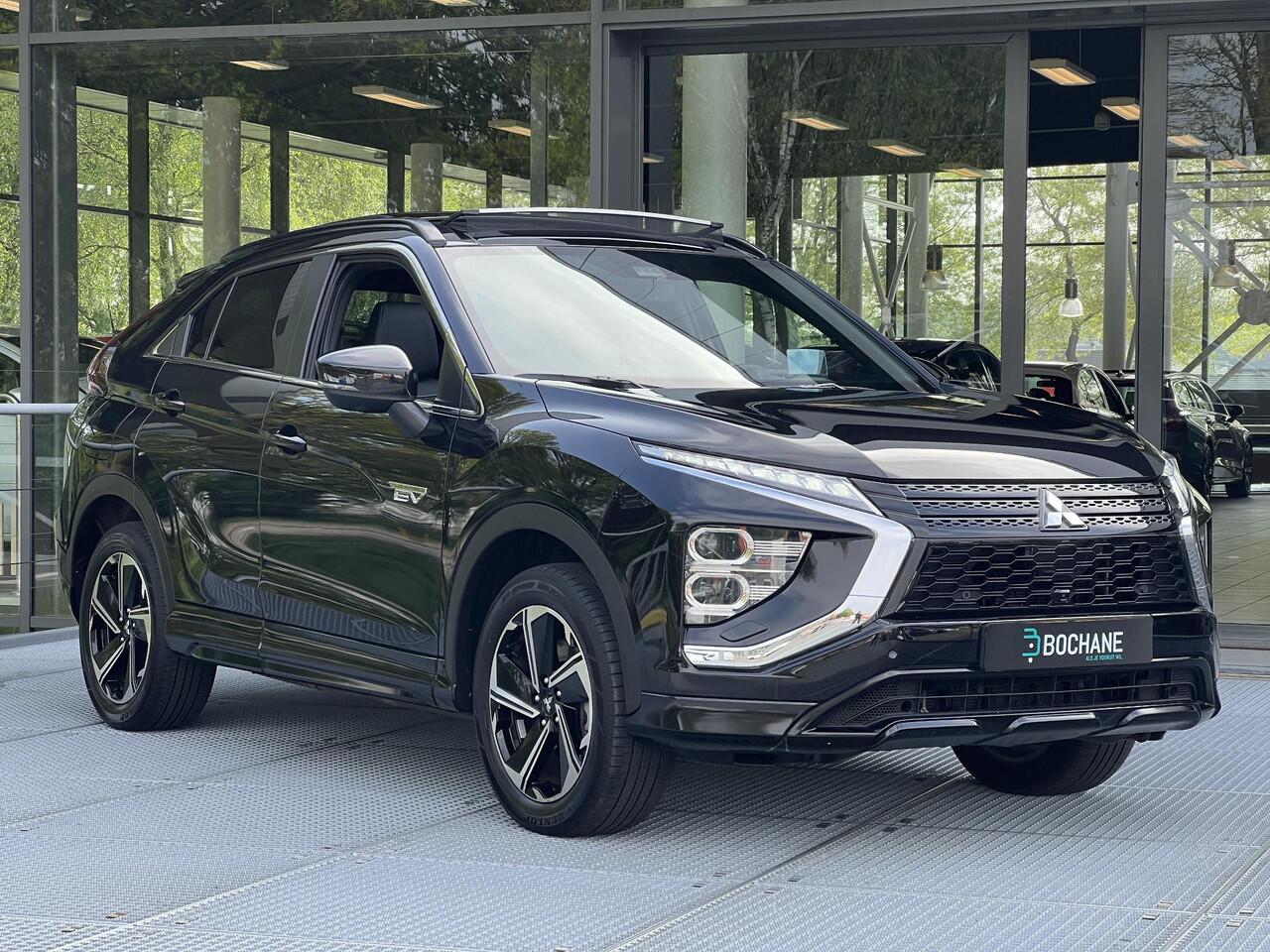 Mitsubishi ECLIPSE Cross 2.4 PHEV Instyle | Adaptieve Cruise Control | Panoramadak | Leder | FABRIEKSGARANTIE TOT 01-2032!