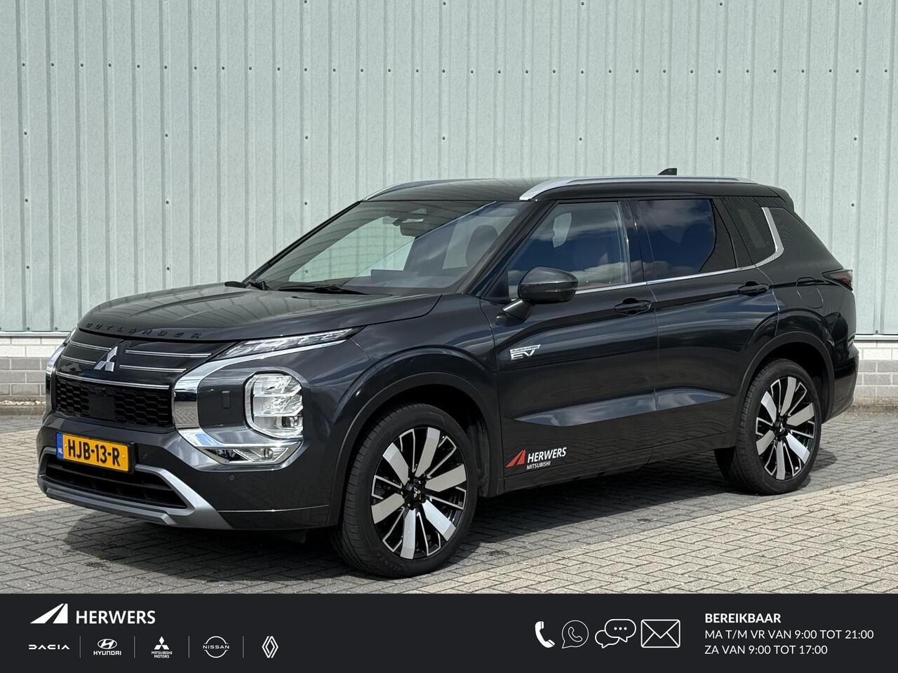 Mitsubishi OUTLANDER 2.4 PHEV Instyle+ / Full Options! / Afneembare Trekhaak 1.600 KG Trekgewicht / Massagestoelen / Memory Seats / Dynamic Sound Yahama Ultimate / Adaptieve Cruise Control / Schuif- & Kanteldak / Digitale Cockpit / 360 Graden Camera / Elektrische Range 86 KM 