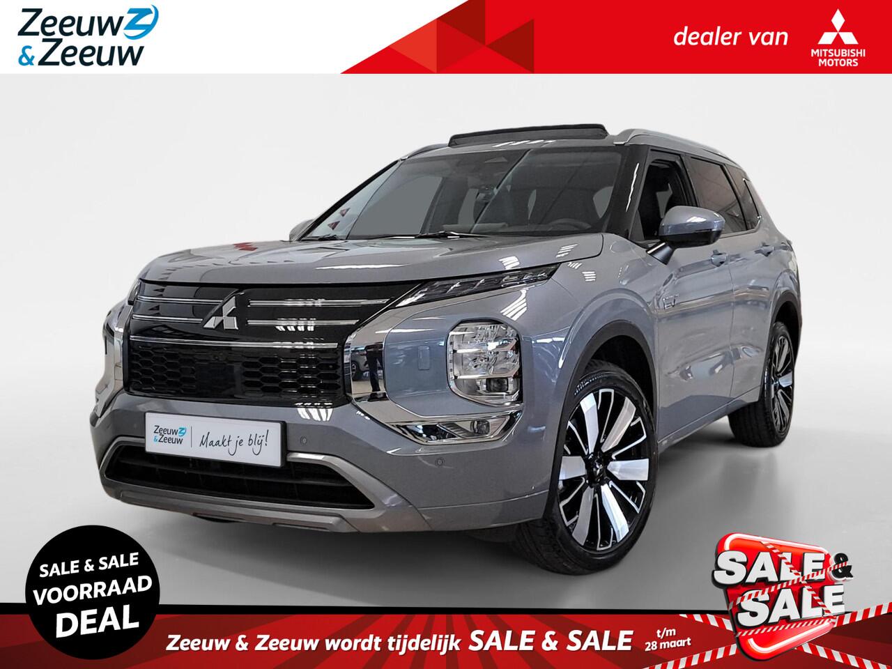 Mitsubishi OUTLANDER 2.4 PHEV Instyle | ¤7.500 Voorraadkorting| Complete versie | Automatische achterklep | Stoel verwarming/ verkoeling | Schuif-kantel dak | 360 Camera |