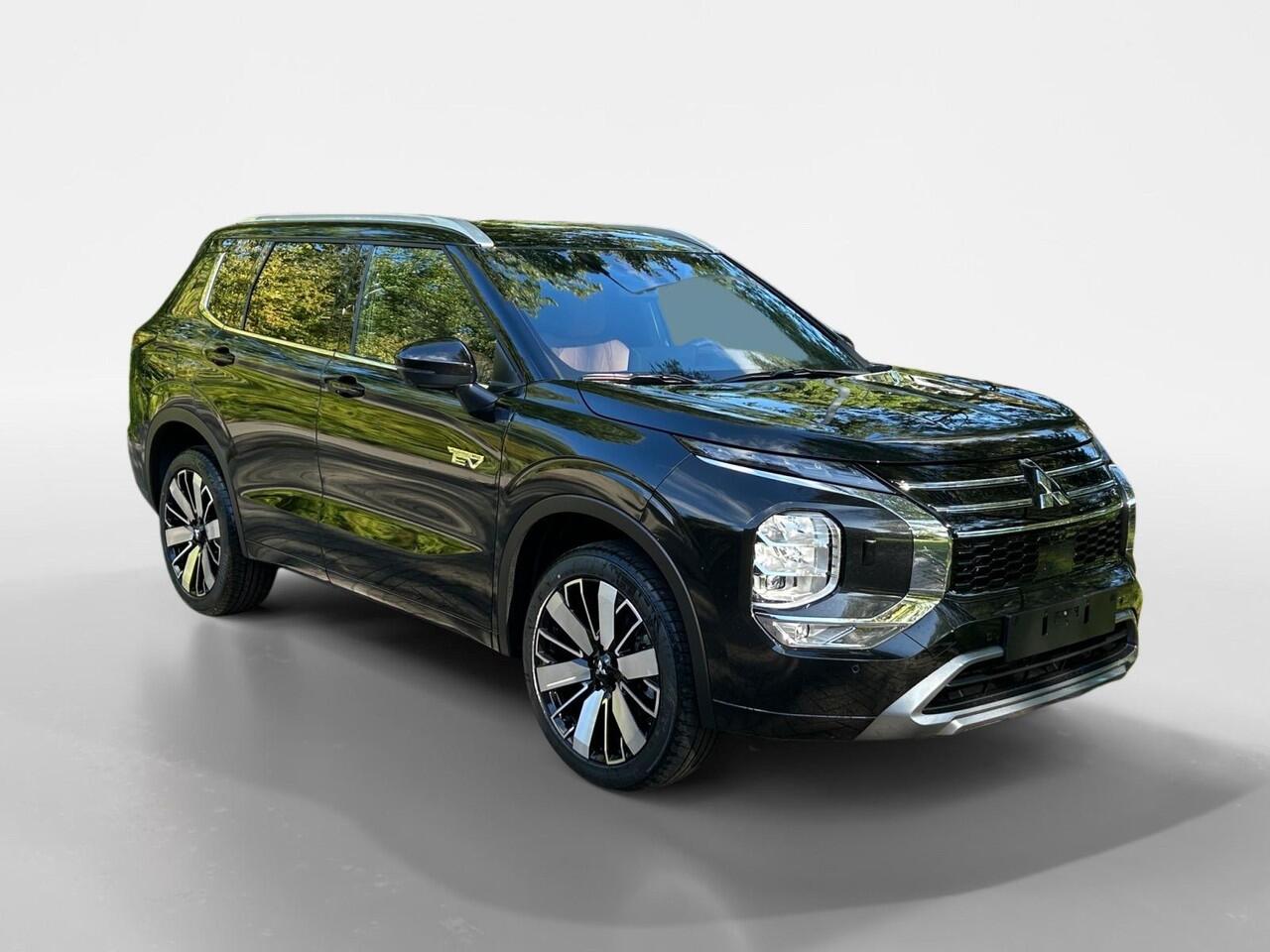 Mitsubishi OUTLANDER 2.4 PHEV Instyle+ Apple Carplay/Android Auto , achterbank verwarmd , elektrisch glazen panorama-dak , cruise control adaptief , elektrisch verstelb. bestuurdersstoel met geheugen , elektrisch bedienbare achterklep met sensorsturing , luxe lederen bekledin