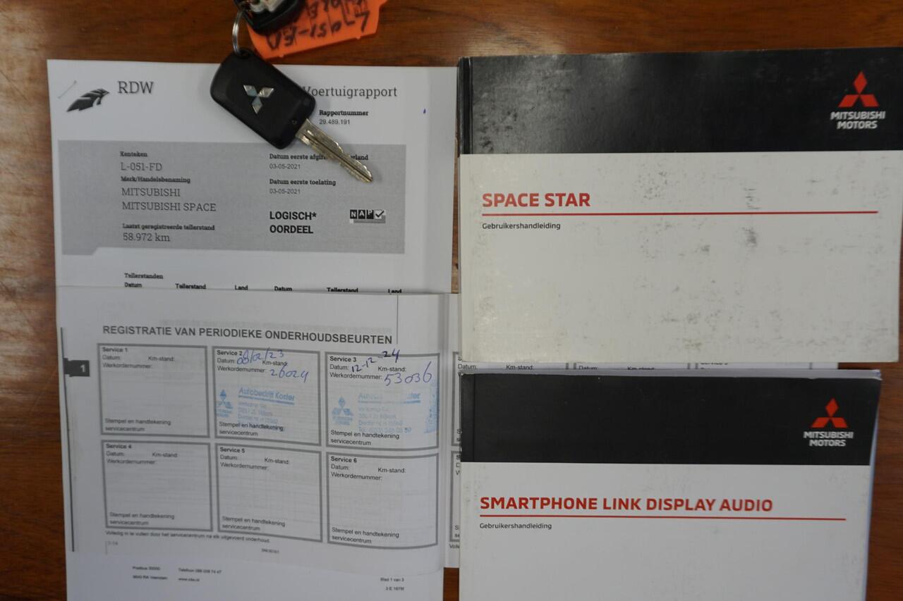 Mitsubishi SPACE STAR 1.2 Cool+/Android/AppleCarPlay Navigatie/Airco/ Goed onderhouden/Rijklaarprijs!