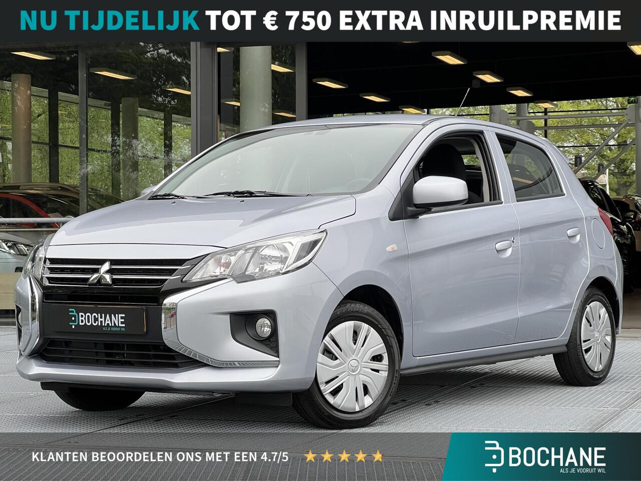 Mitsubishi SPACE STAR 1.2 Connect+ | Airco | Navigatie via Carplay/Android | Fabrieksgarantie tot en met 27-03-2032!