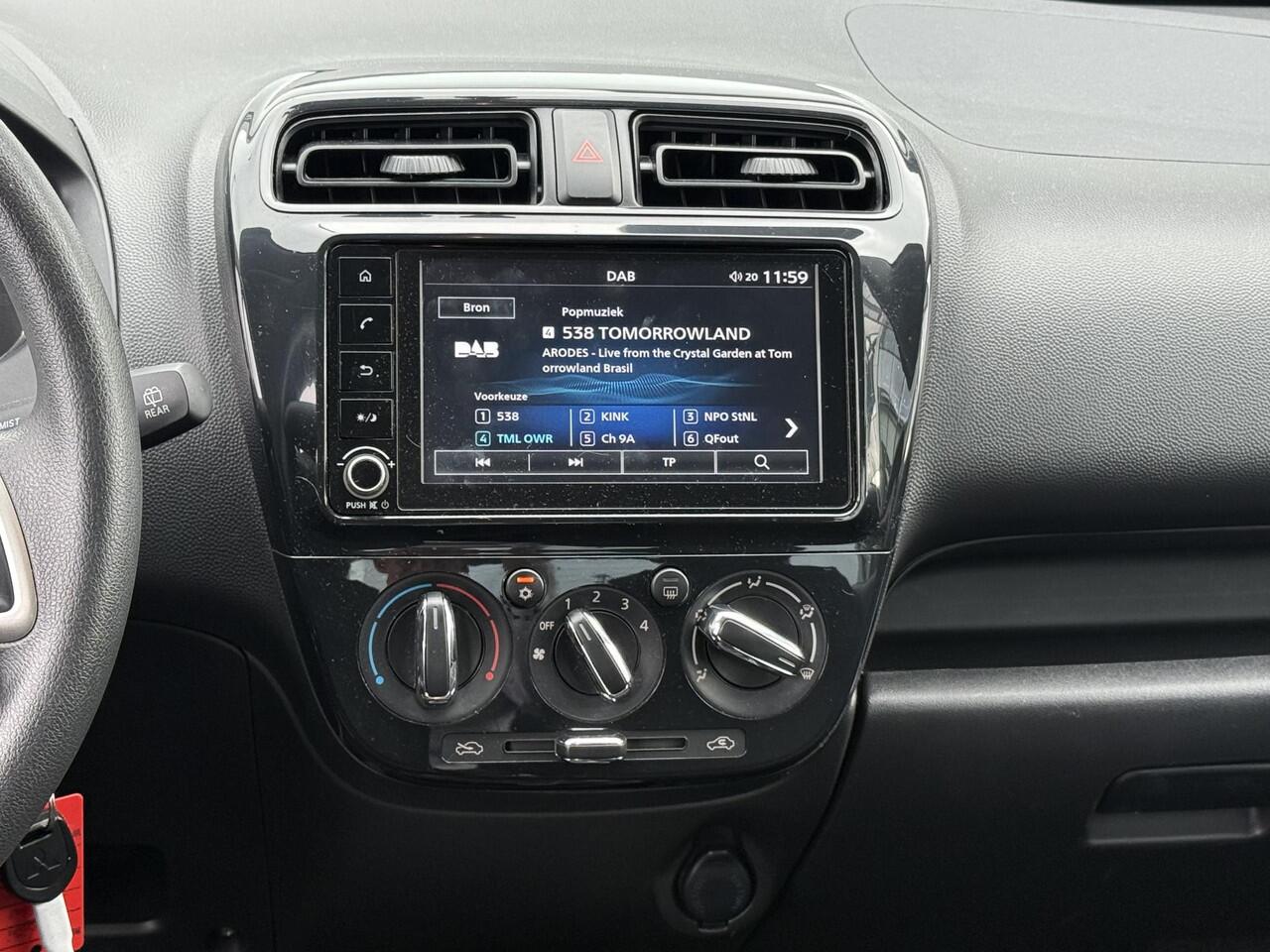 Mitsubishi SPACE STAR 1.2 Connect+ | Airco | Apple CarPlay / Android Auto | DAB+ | Bluetooth | Dealer Onderhouden