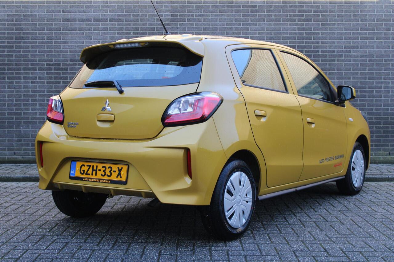 Mitsubishi SPACE STAR 1.2 Active Airco, Apple carplay/Android auto, Audio/DAB, Elek.verst.buitenspiegels en ramen voor,