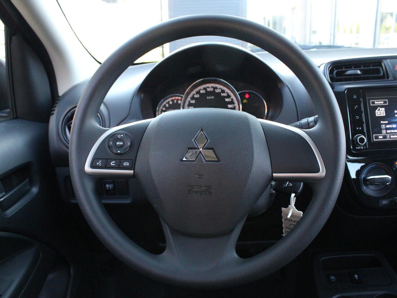 Mitsubishi SPACE STAR Connect+ 1.2 70PK 5DRS Airco, Apple carplay/Android auto, Audio/DAB, Elek.verst.buitenspiegels en ramen voor,