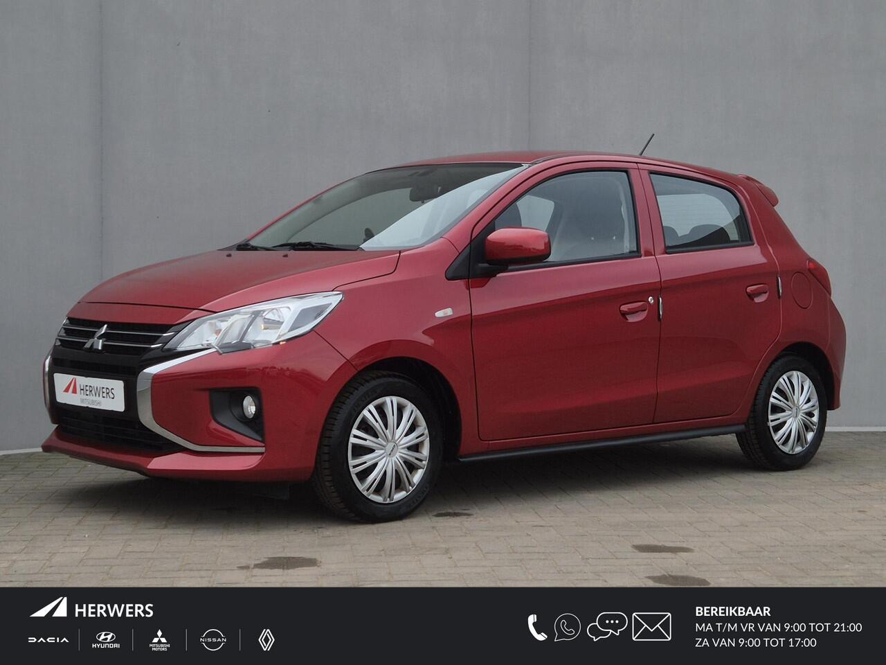 Mitsubishi SPACE STAR 1.2 Connect+ Handgeschakeld / 8 Jaar Fabrieksgarantie / All season banden / Airco / Elektrische ramen voor / DAB radio / Bluetooth telefoonvoorbereiding /