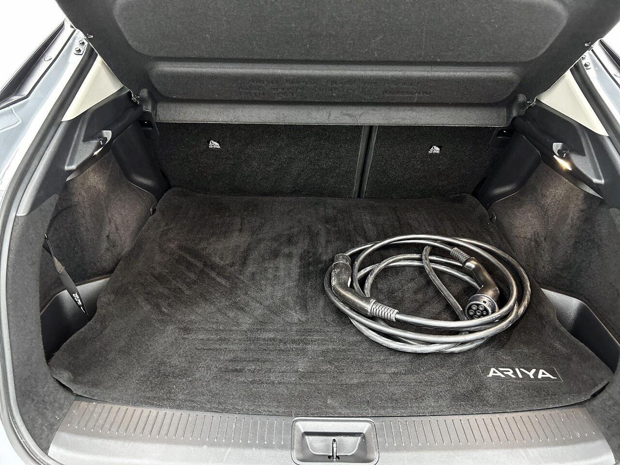 Nissan Ariya Evolve 91 kWh 242PK | Bose Audio | Draadloze Apple Carplay & Android Auto | Elektrisch Verstelbare Stoelen | Stoel & Stuurwiel Verwarming