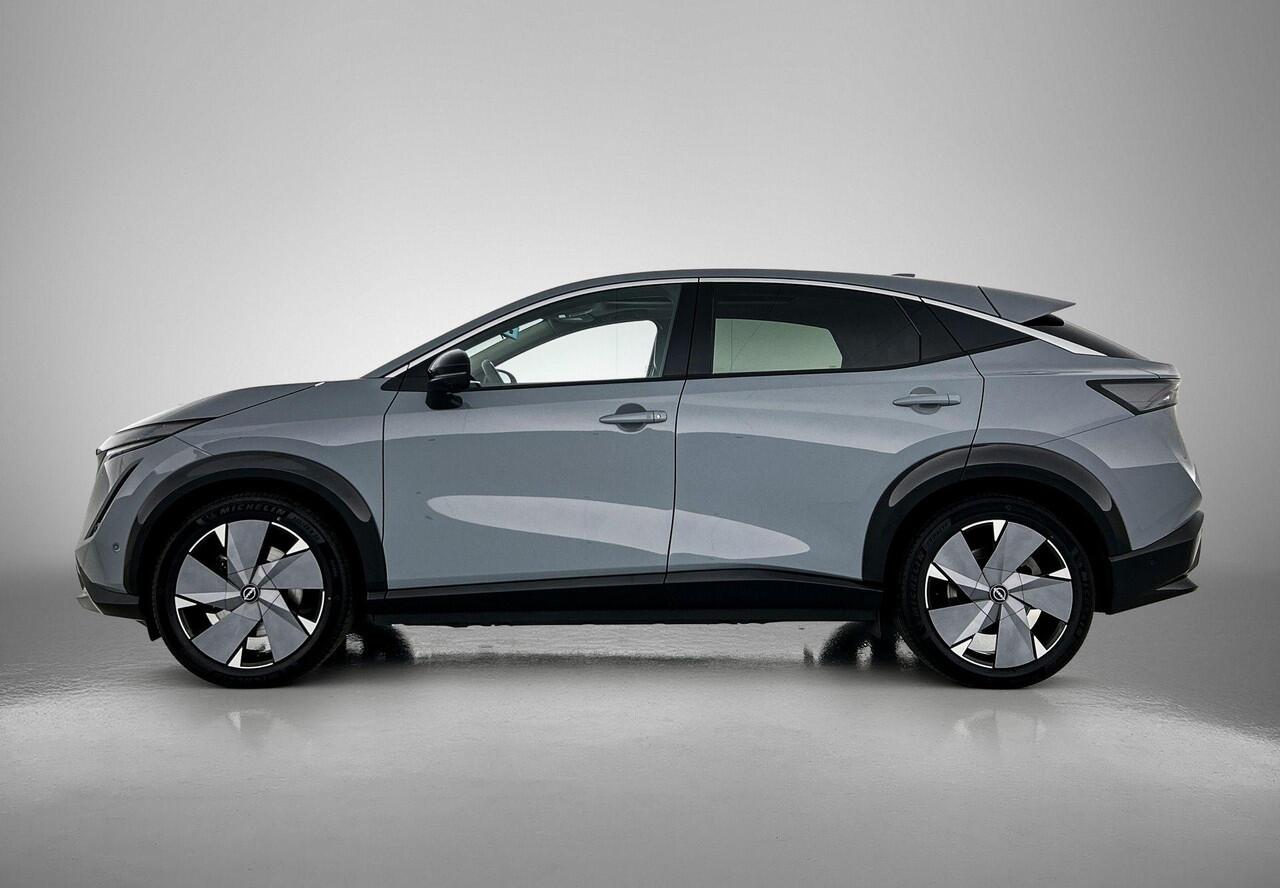 Nissan Ariya Evolve 91 kWh 242PK | Bose Audio | Draadloze Apple Carplay & Android Auto | Elektrisch Verstelbare Stoelen | Stoel & Stuurwiel Verwarming