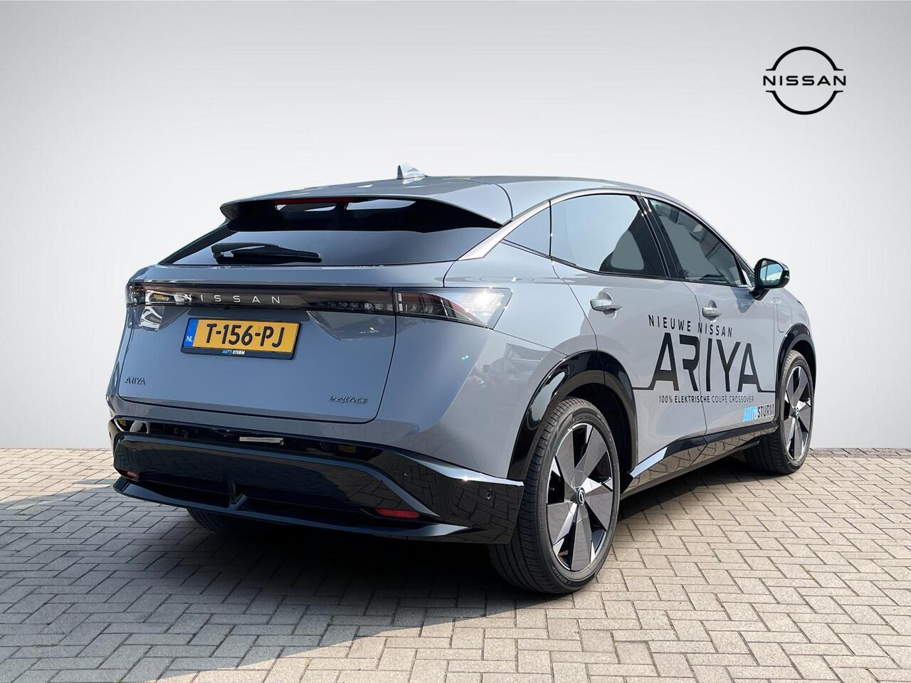 Nissan Ariya e-4ORCE Evolve 91 kWh | Panoramadak | Nappa Leder | 20'' Aerocover Velgen | Head-Up Display | BOSE Audio | Geheugenstoelen | Rijklaarprijs!