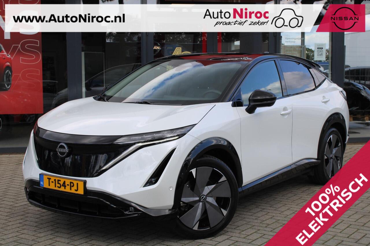 Nissan Ariya e-4ORCE Evolve 87 kWh | 4WD | TWO=TONE | NAPPALEDER | 20 INCH | 1.500KG TREKGEWICHT |