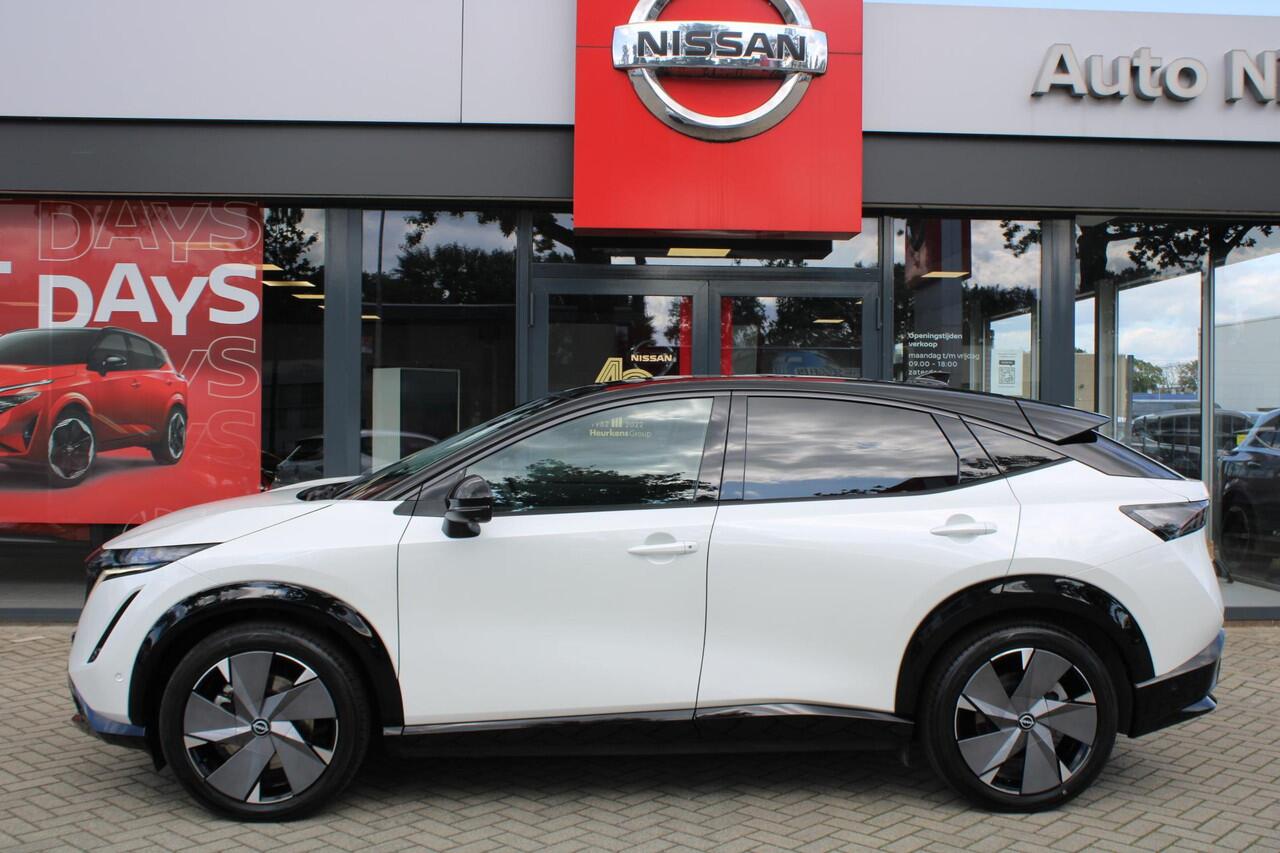 Nissan Ariya e-4ORCE Evolve 87 kWh | 4WD | TWO=TONE | NAPPALEDER | 20 INCH | 1.500KG TREKGEWICHT |