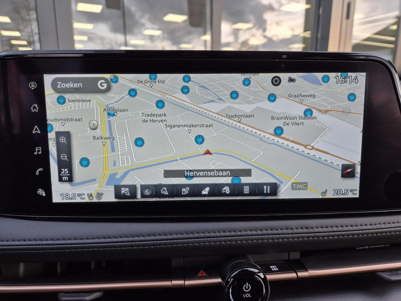 Nissan Ariya Advance 66 kWh | Batt SOH 98,7% | 22KW laadcapaciteit | Apple & Android | All weather banden|