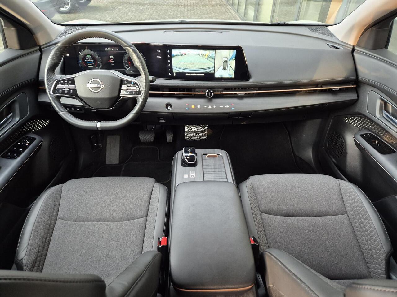 Nissan Ariya Advance 66 kWh | Batt SOH 98,7% | 22KW laadcapaciteit | Apple & Android | All weather banden|