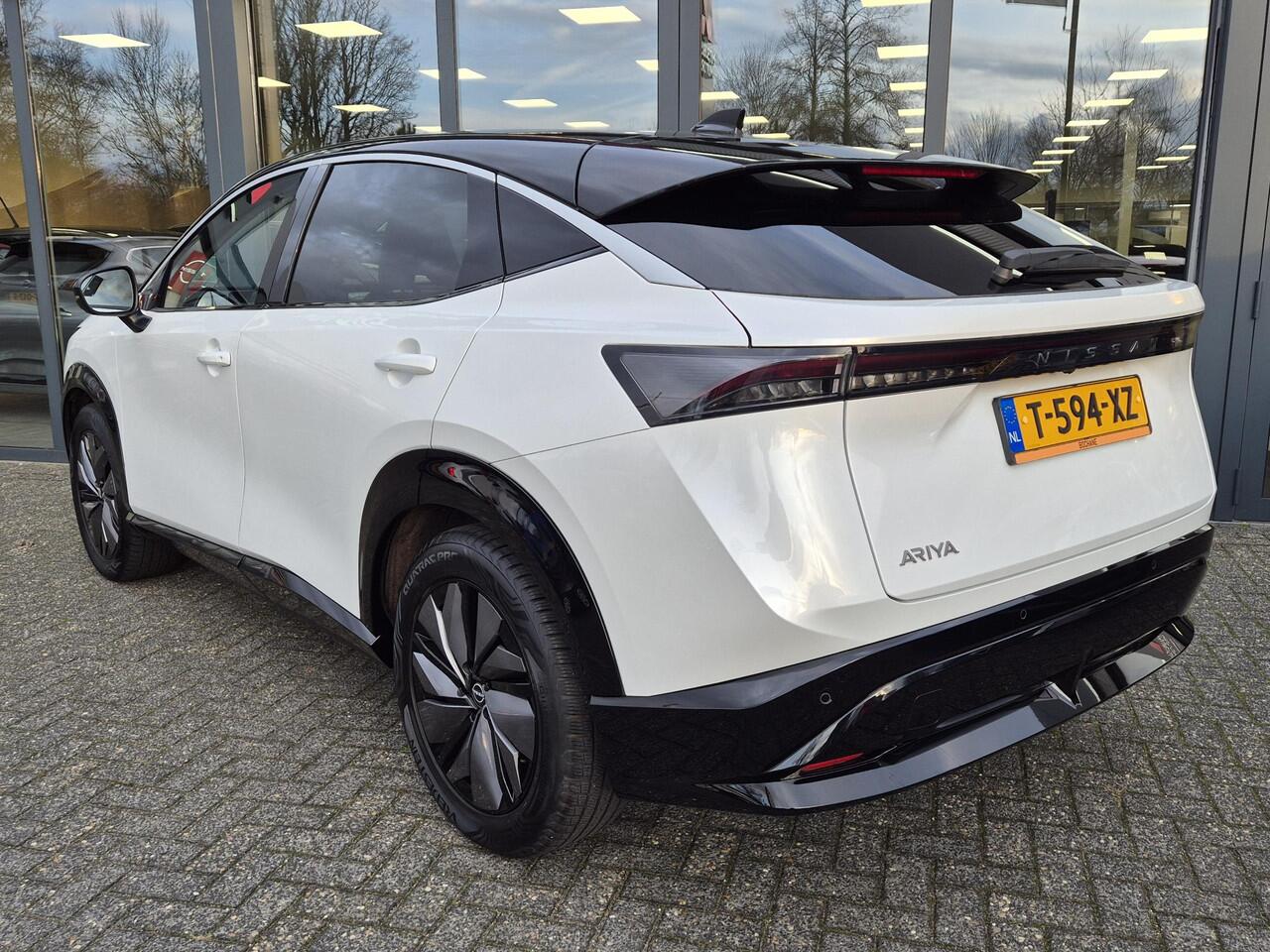 Nissan Ariya Advance 66 kWh | Batt SOH 98,7% | 22KW laadcapaciteit | Apple & Android | All weather banden|