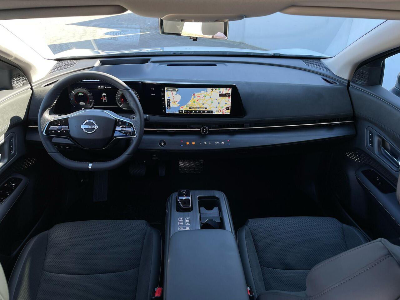 Nissan Ariya Advantage Edition Plus 91 kWh / Glazen Schuif- en Kanteldak / 360° Camera / Stuur- en Stoelverwarming voor en achter / Apple Carplay & Android Auto / Adaptieve Cruise Control / Keyless Entry & Start