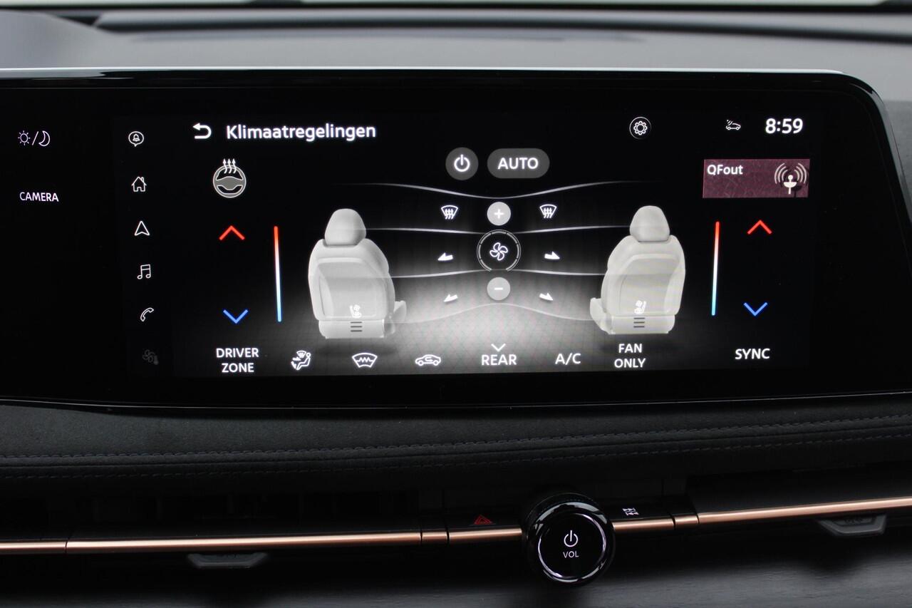 Nissan Ariya Evolve 91 kWh / ¤3.000,- Nissan Voorraadvoordeel / Nieuw uit Voorraad Leverbaar/ 20 Inch Velgen / Schuif/Kanteldak / Navigatie / 360 Graden Camera /