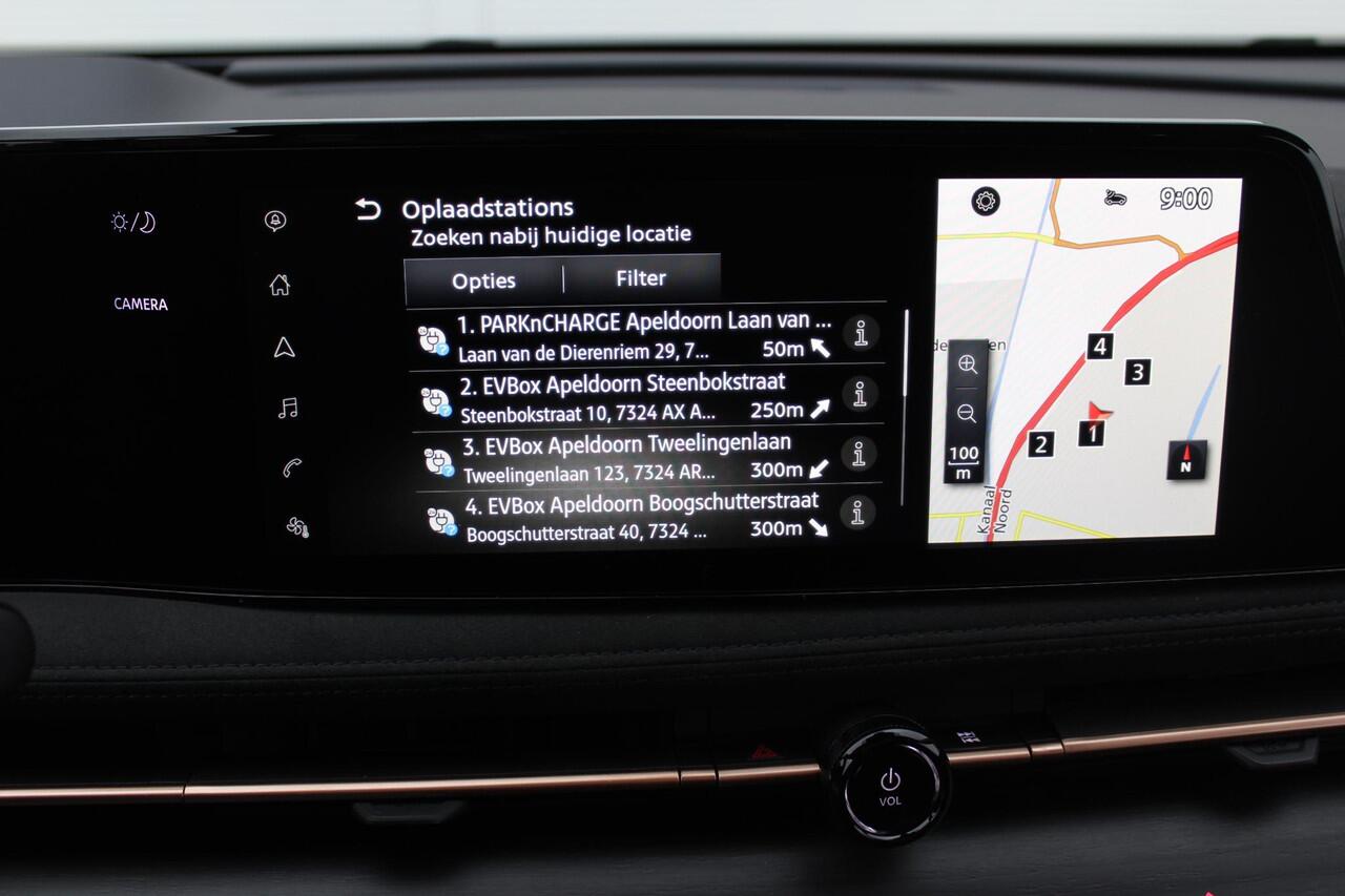 Nissan Ariya Evolve 91 kWh / ¤3.000,- Nissan Voorraadvoordeel / Nieuw uit Voorraad Leverbaar/ 20 Inch Velgen / Schuif/Kanteldak / Navigatie / 360 Graden Camera /
