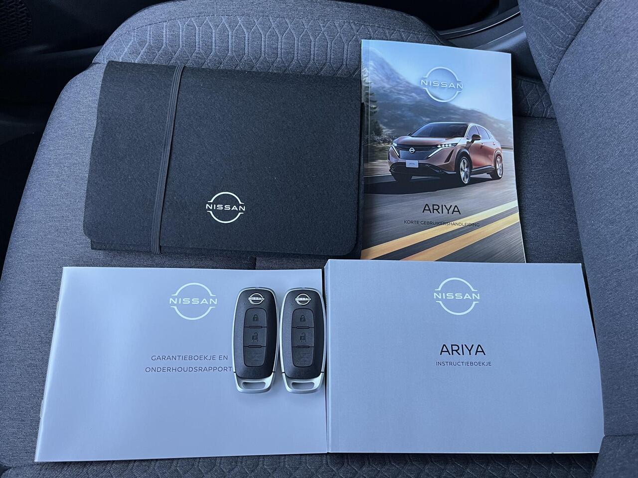 Nissan Ariya Limited Edition 91 kWh / ¤ 3.500,- Prijsverlaging + ¤ 3.000,- korting / NIEUW uit voorraad leverbaar! / Achteruitrijcamera / Apple Carplay & Android Auto / Navigatie full map / Keyless Entry & Start / Adaptieve Cruise Control / Climate Control /