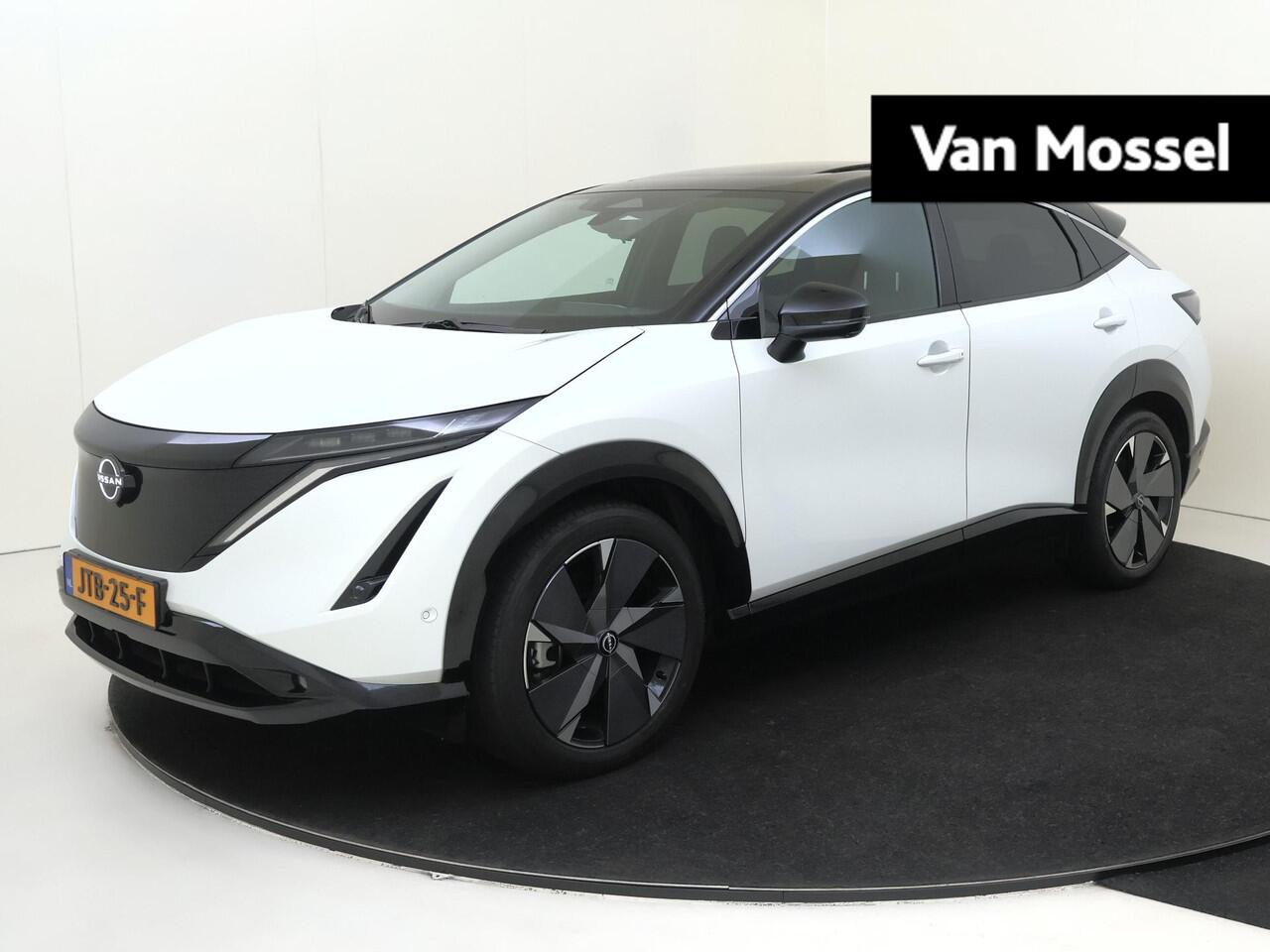 Nissan Ariya Evolve 91 kWh | Schuif-/Kanteldak | BOSE Audio | Head-Up Display | 20'' Inch Velgen | 360 Camera | Stoel- en Stuurverwarming | Apple CarPlay & Android Auto