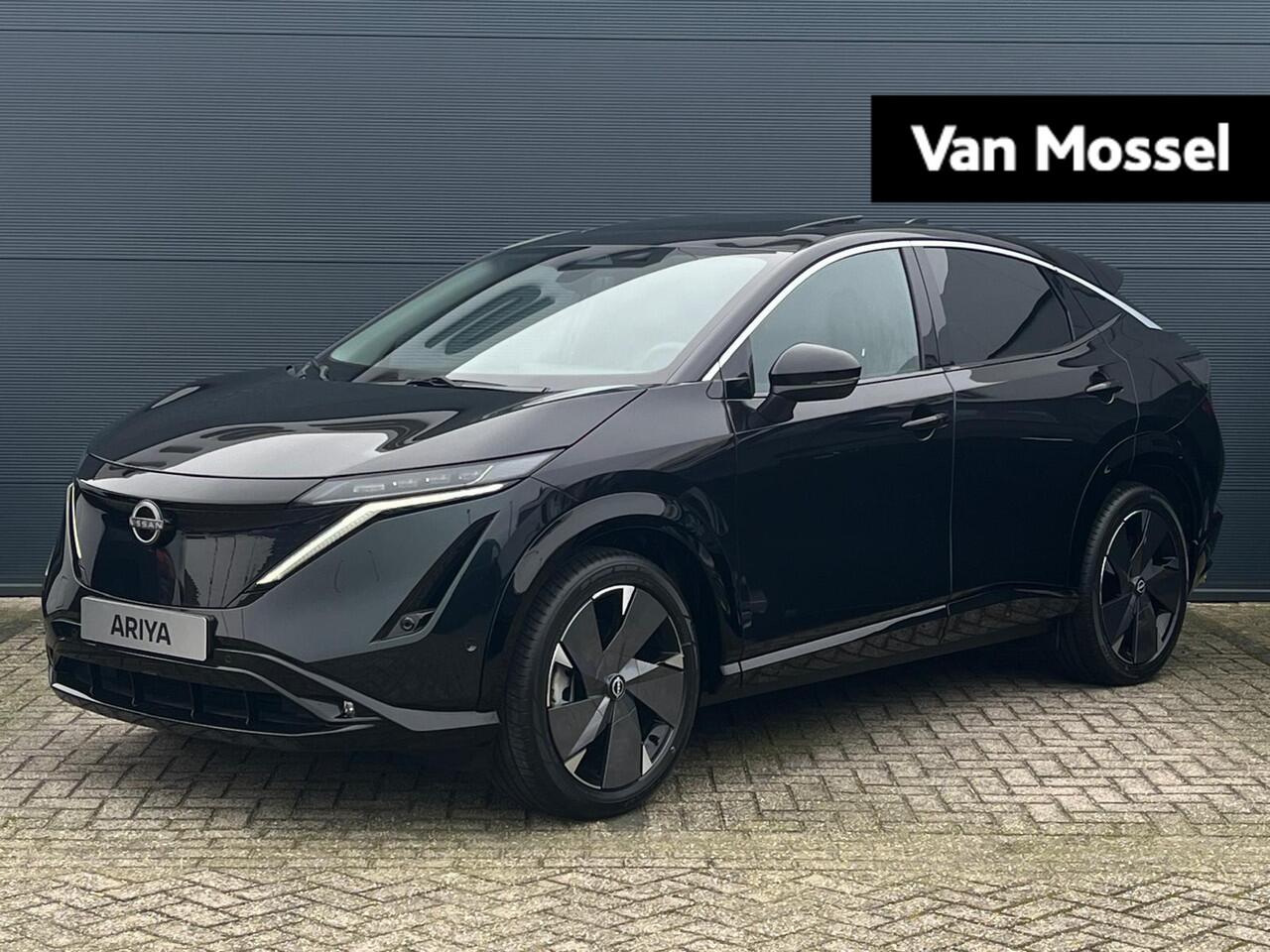 Nissan Ariya Evolve 87 kWh 242PK | Rijklaarprijs! | Schuif-/Kanteldak | BOSE Audio | Head-Up Display | 20'' Inch Velgen | 360 Camera | Stoel- en Stuurverwarming | Apple CarPlay & Android Auto | Nieuw uit voorraad leverbaar!