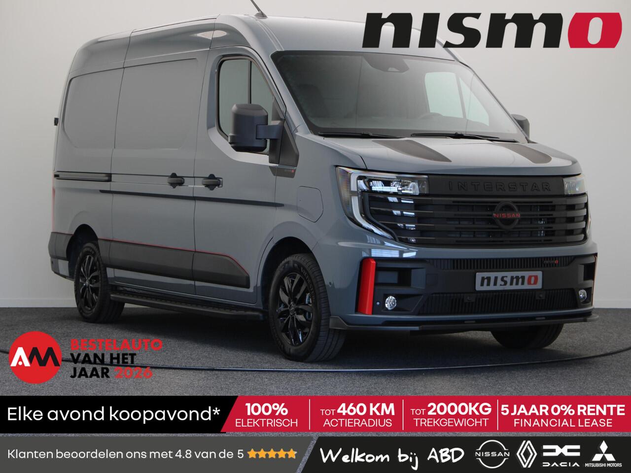 Nissan INTERSTAR Interstar-e Nismo + | Alleen Bij ABD! | 0% Rente | 5 Jaar Garantie | Nissan Motorsport | 2000KG Trekgewicht | Tot 460Km Actieradius |