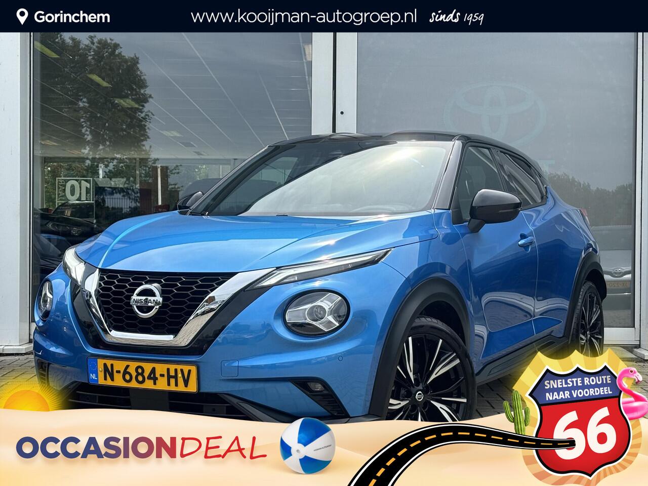 Nissan JUKE 1.0 DIG-T N-Design | Bose premium audio | Leder/Alcantara interieur | Trekhaak | Dodehoek assistent | 360 rondomzicht Camera | zeer compleet!