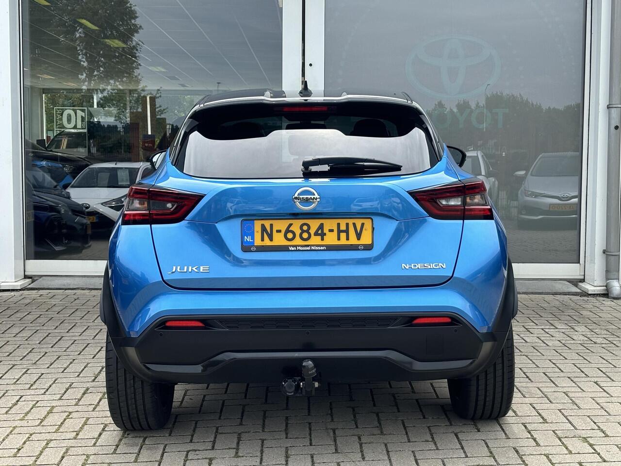 Nissan JUKE 1.0 DIG-T N-Design | Bose premium audio | Leder/Alcantara interieur | Trekhaak | Dodehoek assistent | 360 rondomzicht Camera | zeer compleet!