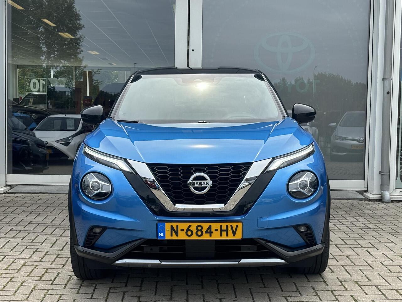 Nissan JUKE 1.0 DIG-T N-Design | Bose premium audio | Leder/Alcantara interieur | Trekhaak | Dodehoek assistent | 360 rondomzicht Camera | zeer compleet!