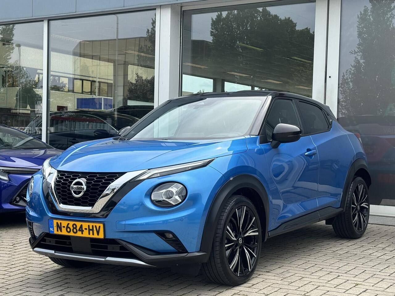 Nissan JUKE 1.0 DIG-T N-Design | Bose premium audio | Leder/Alcantara interieur | Trekhaak | Dodehoek assistent | 360 rondomzicht Camera | zeer compleet!