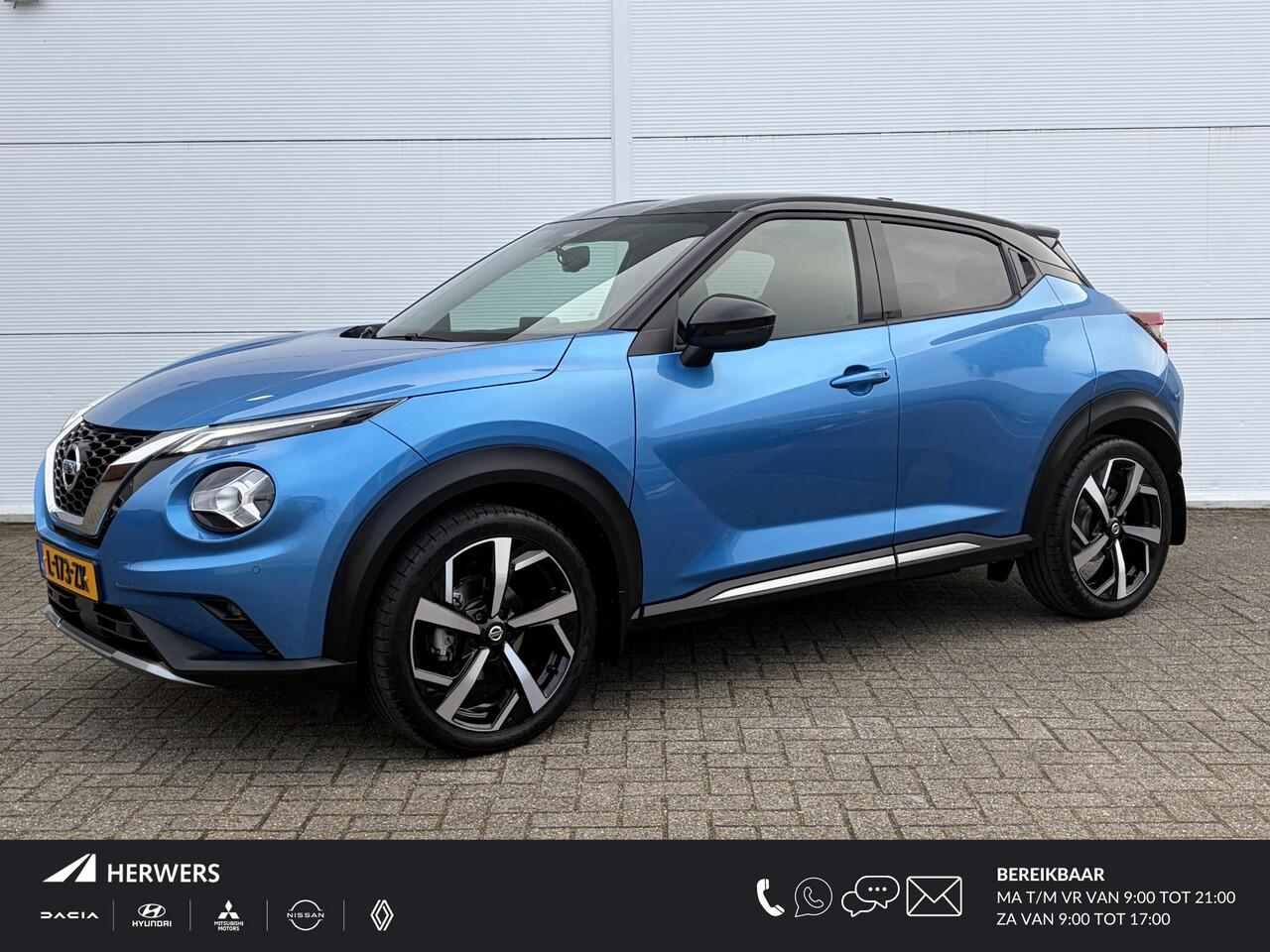 Nissan JUKE 1.0 DIG-T N-Design / trekhaak ( 1250 kg ) / airco (automatisch) / Apple Carplay/Android Auto / Lichtmetalen velgen 19" /