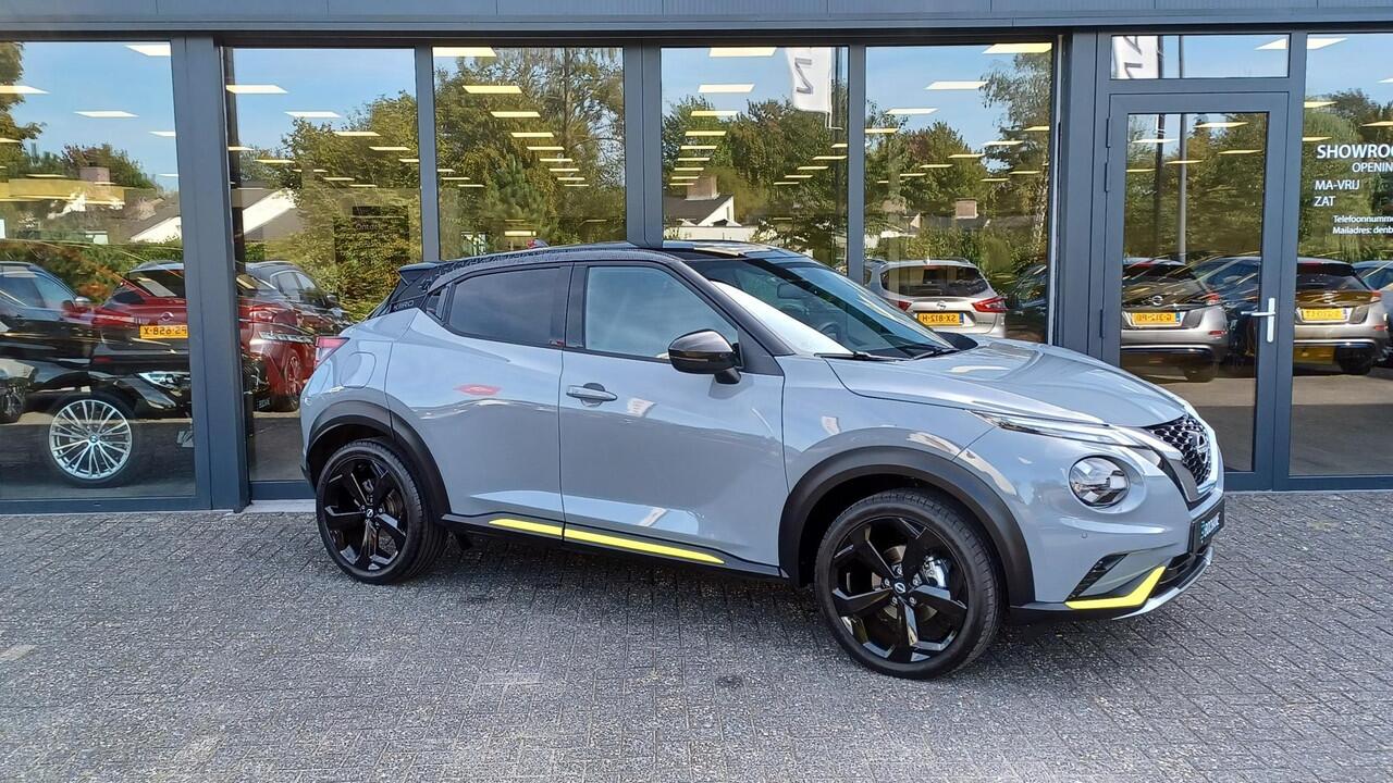 Nissan JUKE 1.0 DIG-T Kiiro | Trekhaak ! | Camera Achter | LM- Velgen 19 Inch | NAVI | TWO -TONE | Special Edition ! |