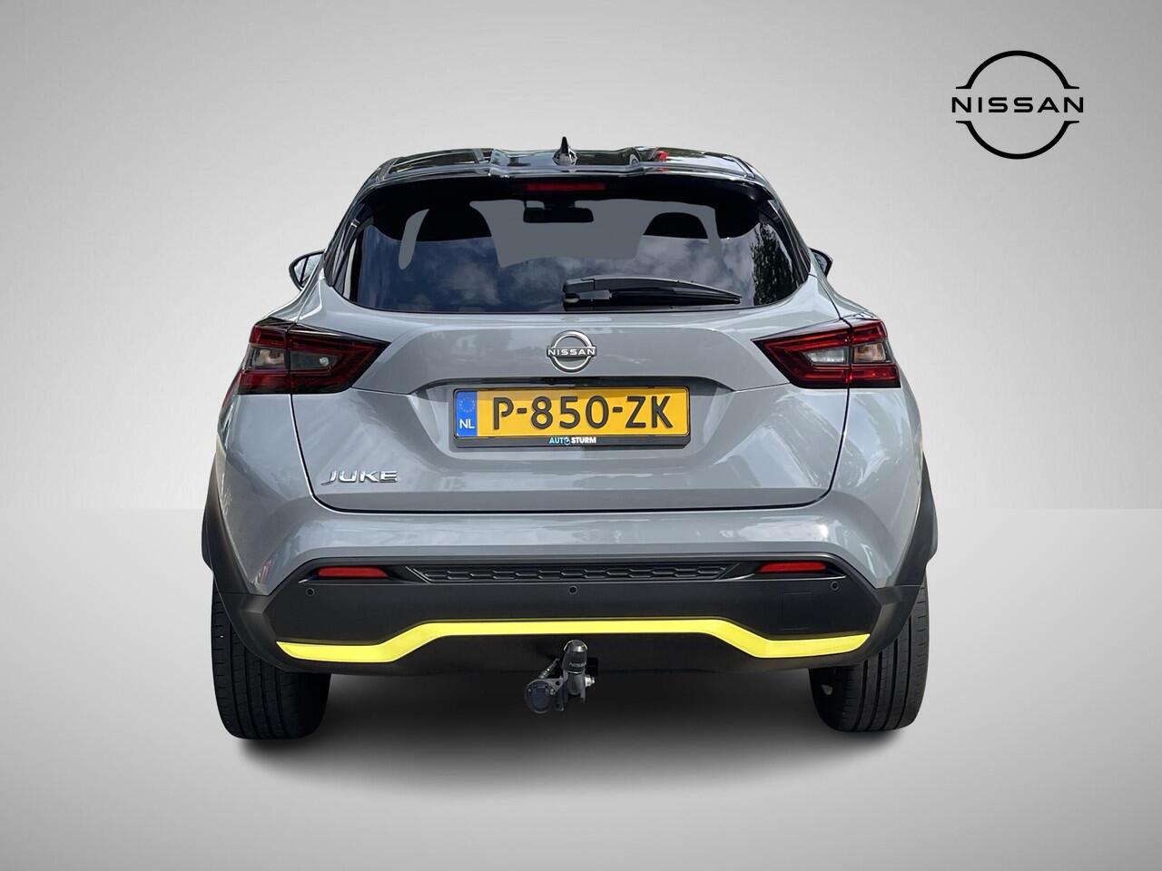 Nissan JUKE 1.0 DIG-T Kiiro | Trekhaak | Navigatie | Camera | 19'' Velgen | Stoelverwarming | Apple Carplay/Android Auto | LED Koplampen | Rijklaarprijs!