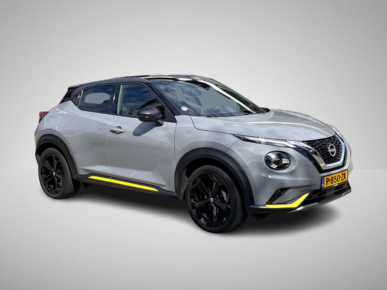 Nissan JUKE 1.0 DIG-T Kiiro | Trekhaak | Navigatie | Camera | 19'' Velgen | Stoelverwarming | Apple Carplay/Android Auto | LED Koplampen | Rijklaarprijs!