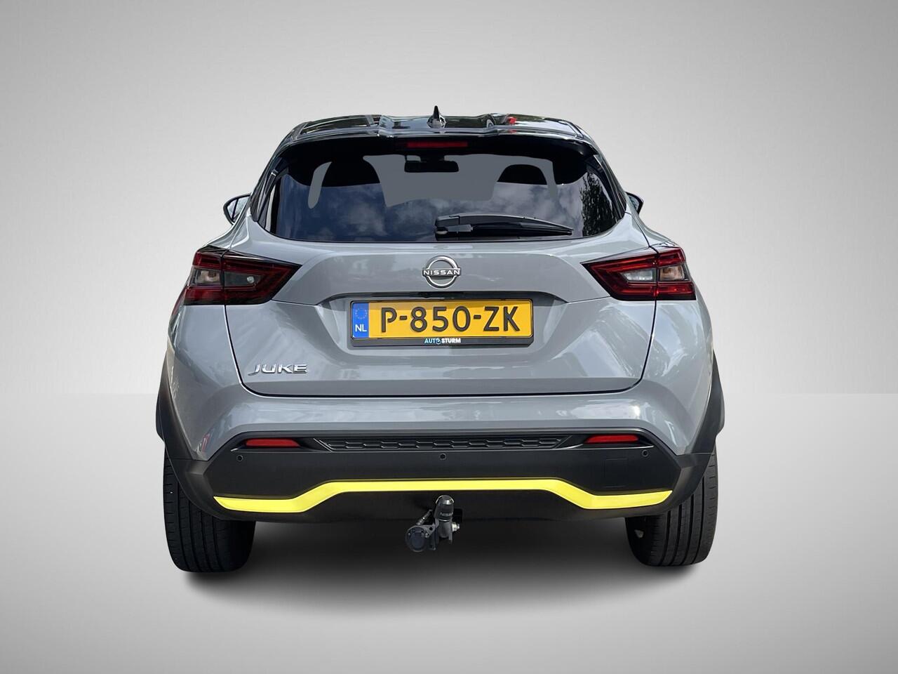 Nissan JUKE 1.0 DIG-T Kiiro | Trekhaak | Navigatie | Camera | 19'' Velgen | Stoelverwarming | Apple Carplay/Android Auto | LED Koplampen | Rijklaarprijs!