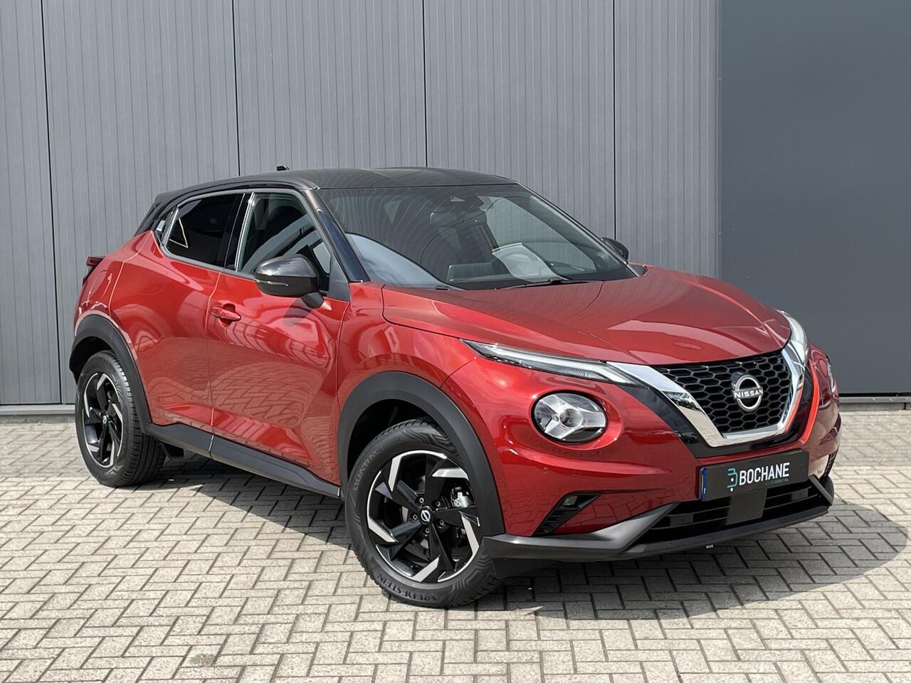 Nissan JUKE 1.0 DIG-T 114 N-Connecta | Metallic rood | Navigatie | 17 inch velgen