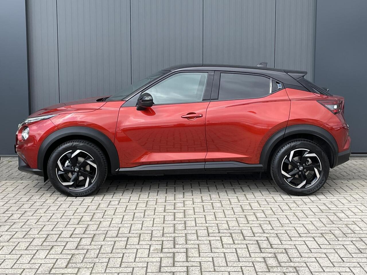 Nissan JUKE 1.0 DIG-T 114 N-Connecta | Metallic rood | Navigatie | 17 inch velgen