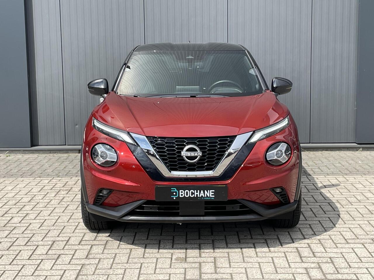 Nissan JUKE 1.0 DIG-T 114 N-Connecta | Metallic rood | Navigatie | 17 inch velgen