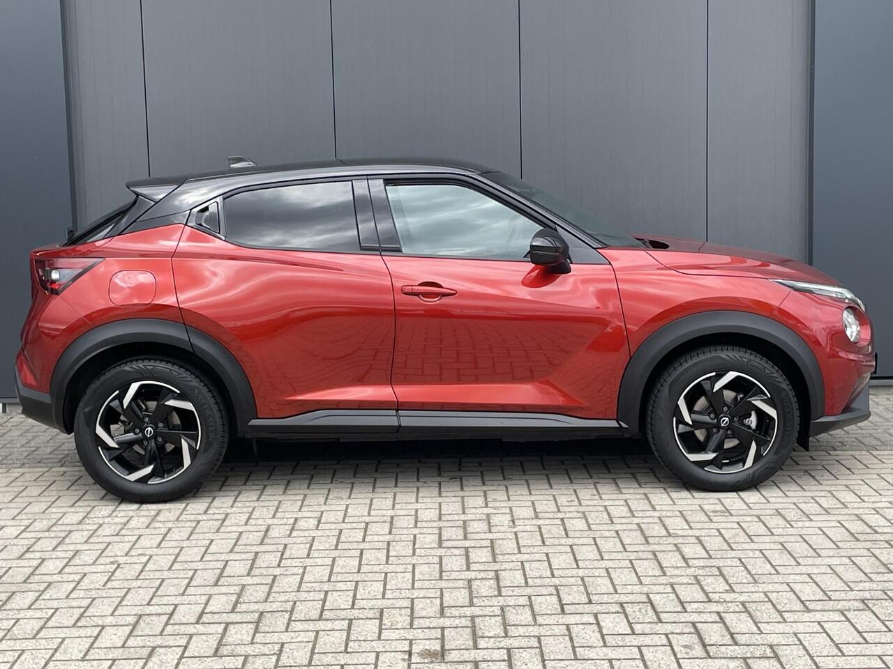 Nissan JUKE 1.0 DIG-T 114 N-Connecta | Metallic rood | Navigatie | 17 inch velgen