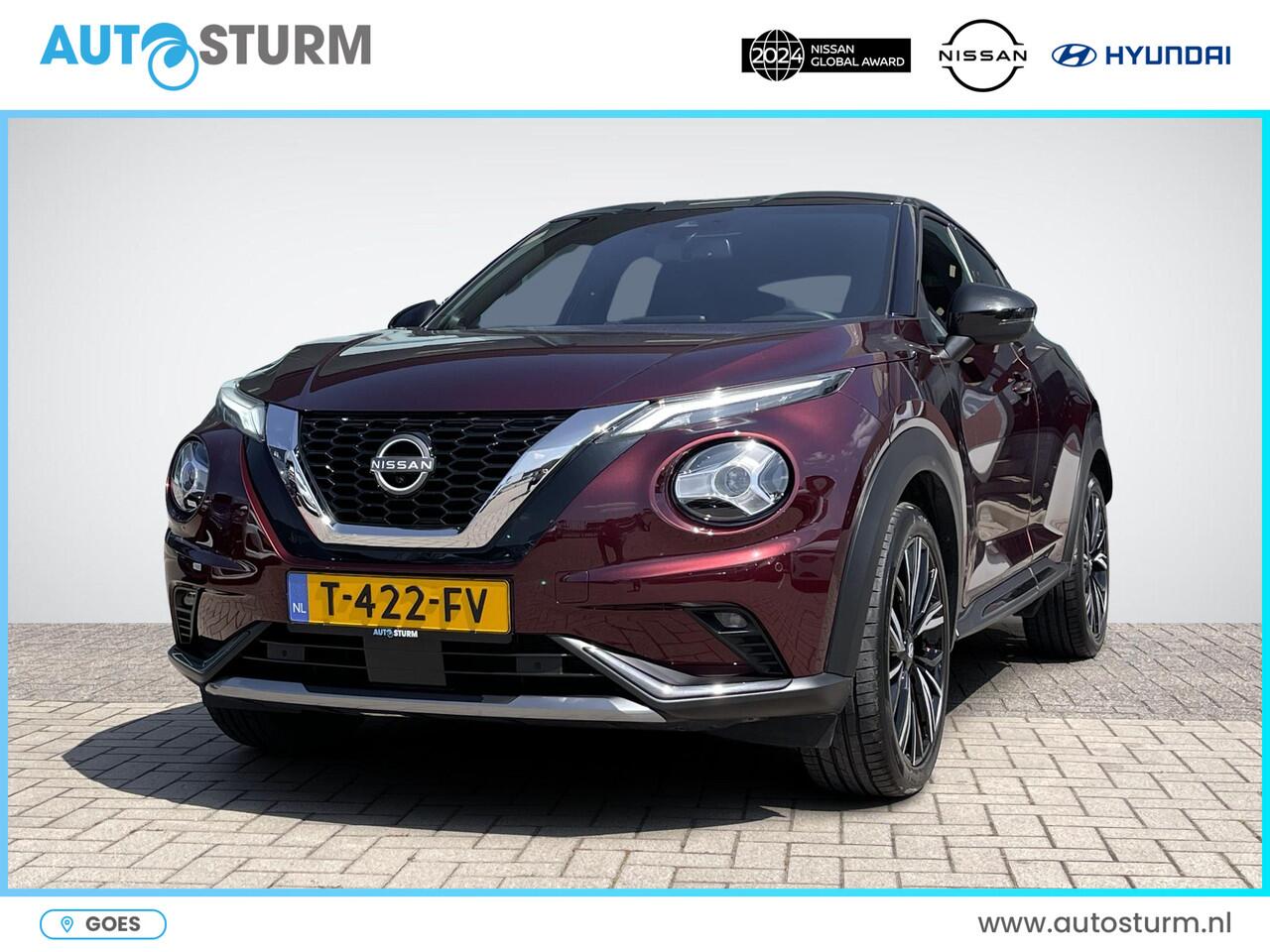 Nissan JUKE 1.0 DIG-T N-Design Technology Pack | Navigatie | 360° Camera | Adapt. Cruise Control | Dodehoek | Apple Carplay/Android Auto | 19'' Velgen | Rijklaarprijs!