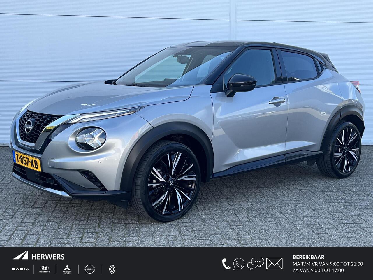 Nissan JUKE 1.0 DIG-T N-Design /autonomous Emergency Braking/ achteropkomend verkeer waarschuwing/ cruise control/ navigatiesysteem full map/