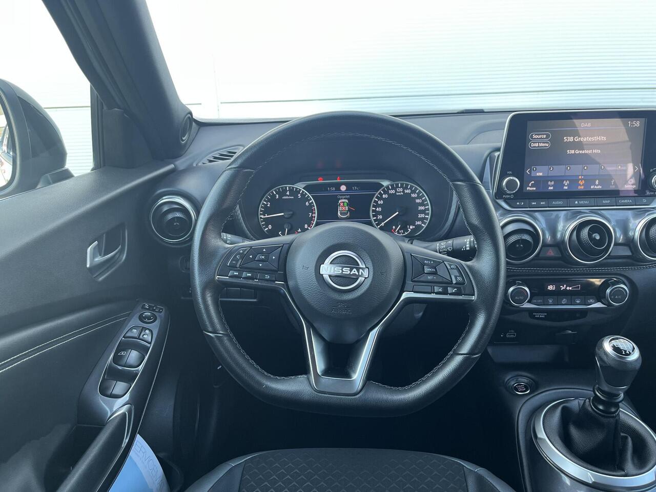 Nissan JUKE 1.0 DIG-T N-Design /autonomous Emergency Braking/ achteropkomend verkeer waarschuwing/ cruise control/ navigatiesysteem full map/