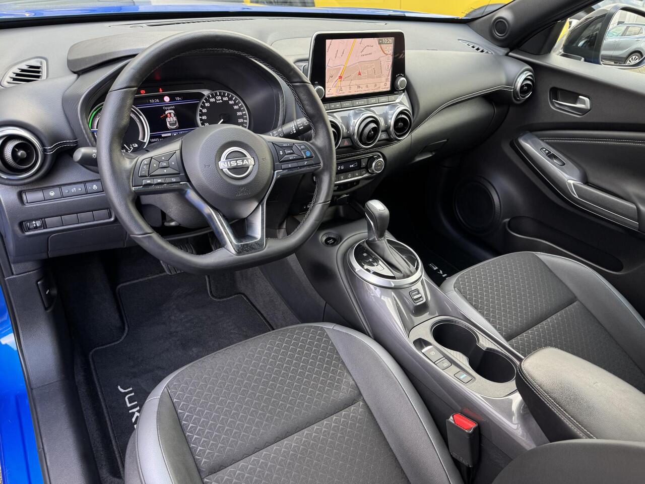 Nissan JUKE 1.6 Hybrid N-Design Technology + Cold Pack | Navigatie | 360° Camera | Stuur- + Stoelverwarming | Dodehoek Detectie