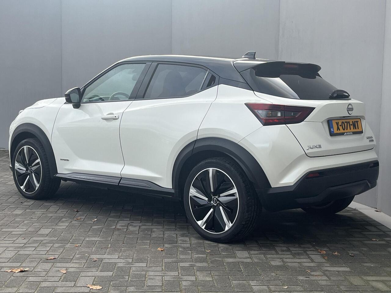 Nissan JUKE 1.6 Hybrid N-Design / Achteruitrijcamera / Cruise- en Climate Control / Apple Carplay & Android Auto / Keyless Entry & Start / Navigatie full map / Parkeersensoren voor en achter / DAB Radio