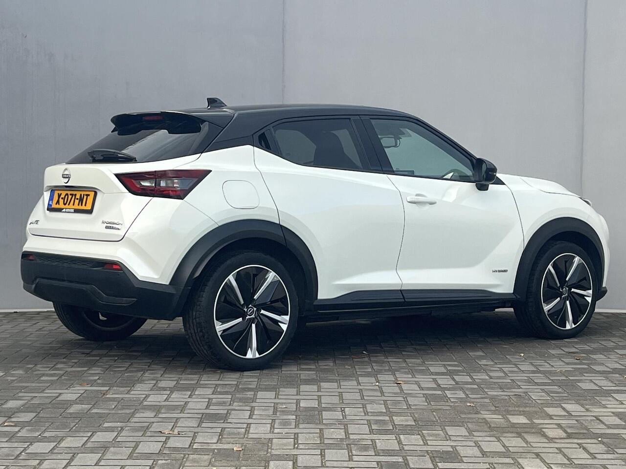 Nissan JUKE 1.6 Hybrid N-Design / Achteruitrijcamera / Cruise- en Climate Control / Apple Carplay & Android Auto / Keyless Entry & Start / Navigatie full map / Parkeersensoren voor en achter / DAB Radio