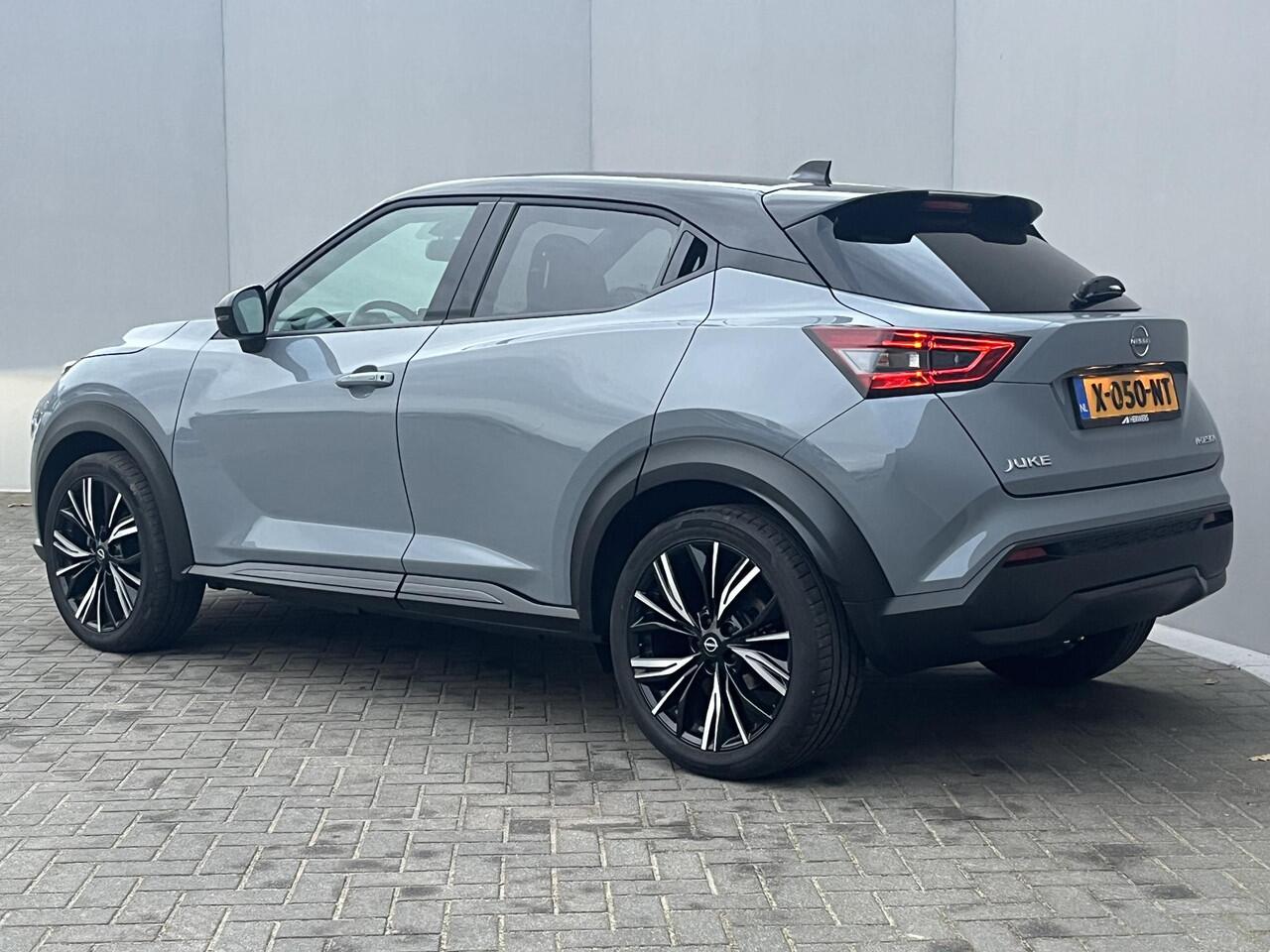 Nissan JUKE 1.0 DIG-T N-Design / 360° Camera / Adaptieve Cruise Control / Keyless Entry & Start / Apple Carplay & Android Auto / Navigatie full map / Climate Control / Alcantara Bekleding / Sportstoelen /