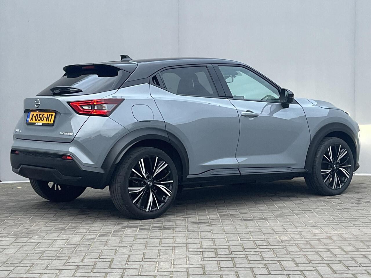 Nissan JUKE 1.0 DIG-T N-Design / 360° Camera / Adaptieve Cruise Control / Keyless Entry & Start / Apple Carplay & Android Auto / Navigatie full map / Climate Control / Alcantara Bekleding / Sportstoelen /