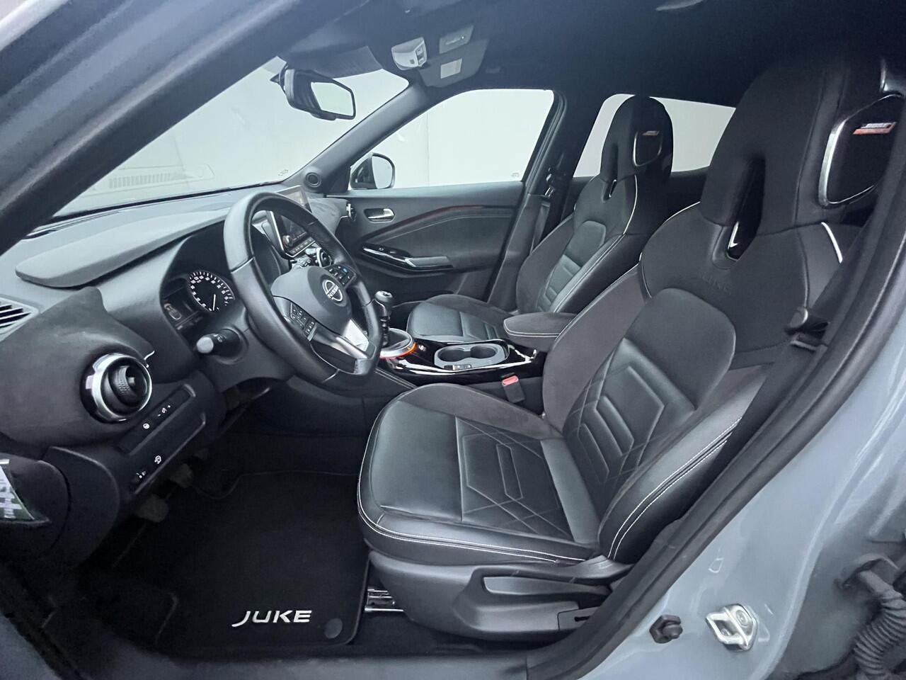 Nissan JUKE 1.0 DIG-T N-Design / 360° Camera / Adaptieve Cruise Control / Keyless Entry & Start / Apple Carplay & Android Auto / Navigatie full map / Climate Control / Alcantara Bekleding / Sportstoelen /